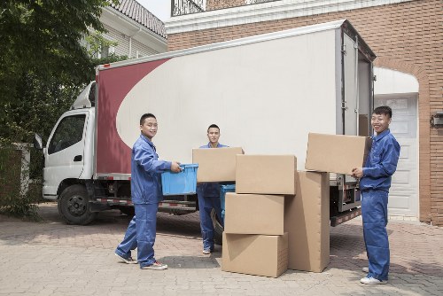 Removal team planning a move in Chelsea street settings