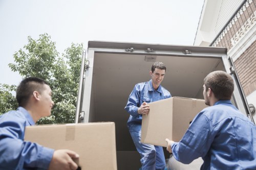 Commercial packing supplies for an office move in Chelsea