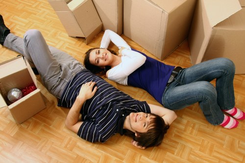 Local removals service handling an office move in Chelsea